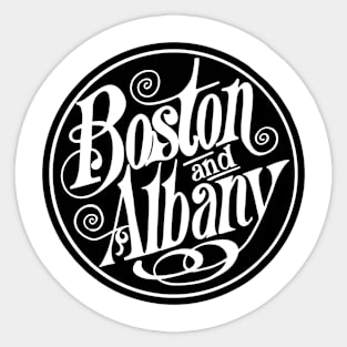 Boston and Albany Railroad Sticker